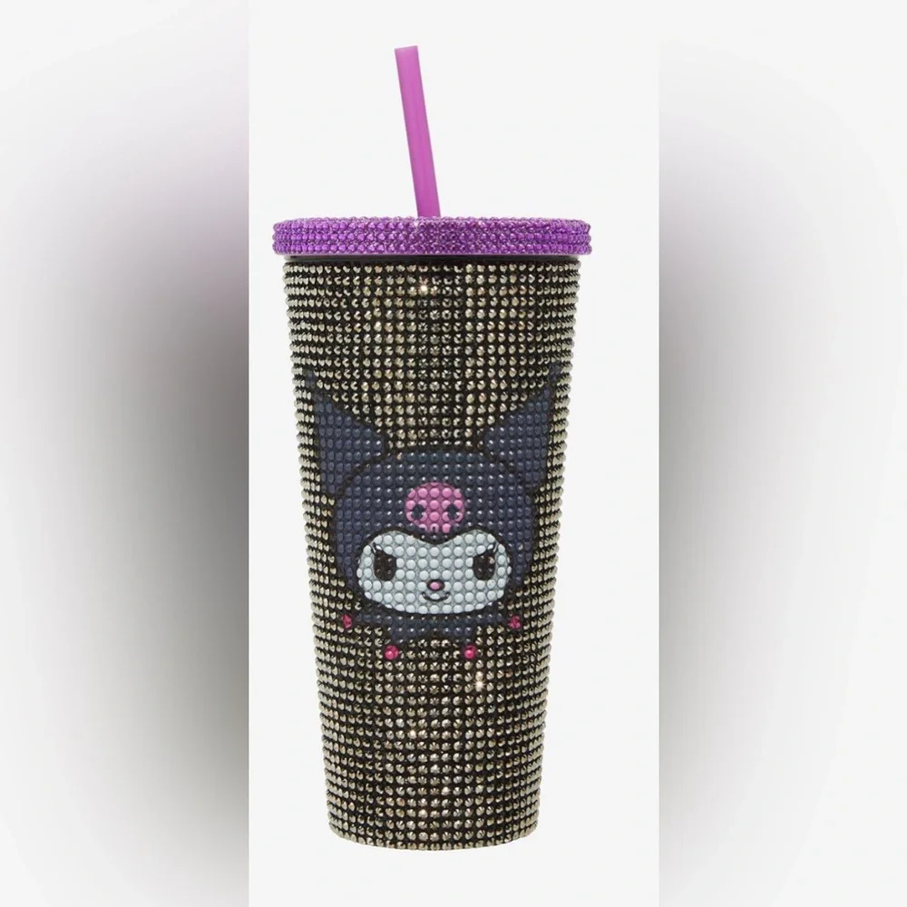 Kuromi by Sanrio Rhinestone Tumbler- NWT